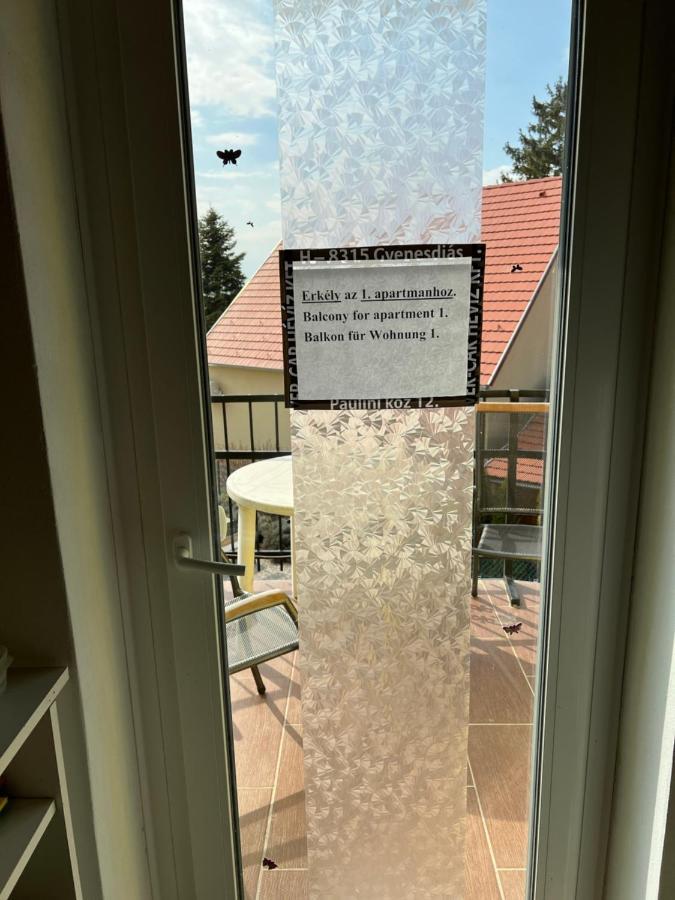 Csikos Apartman Gyenesdiás Zewnętrze zdjęcie